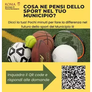 locandina municipio sullo sport - indagine