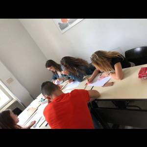 studenti al lavoro